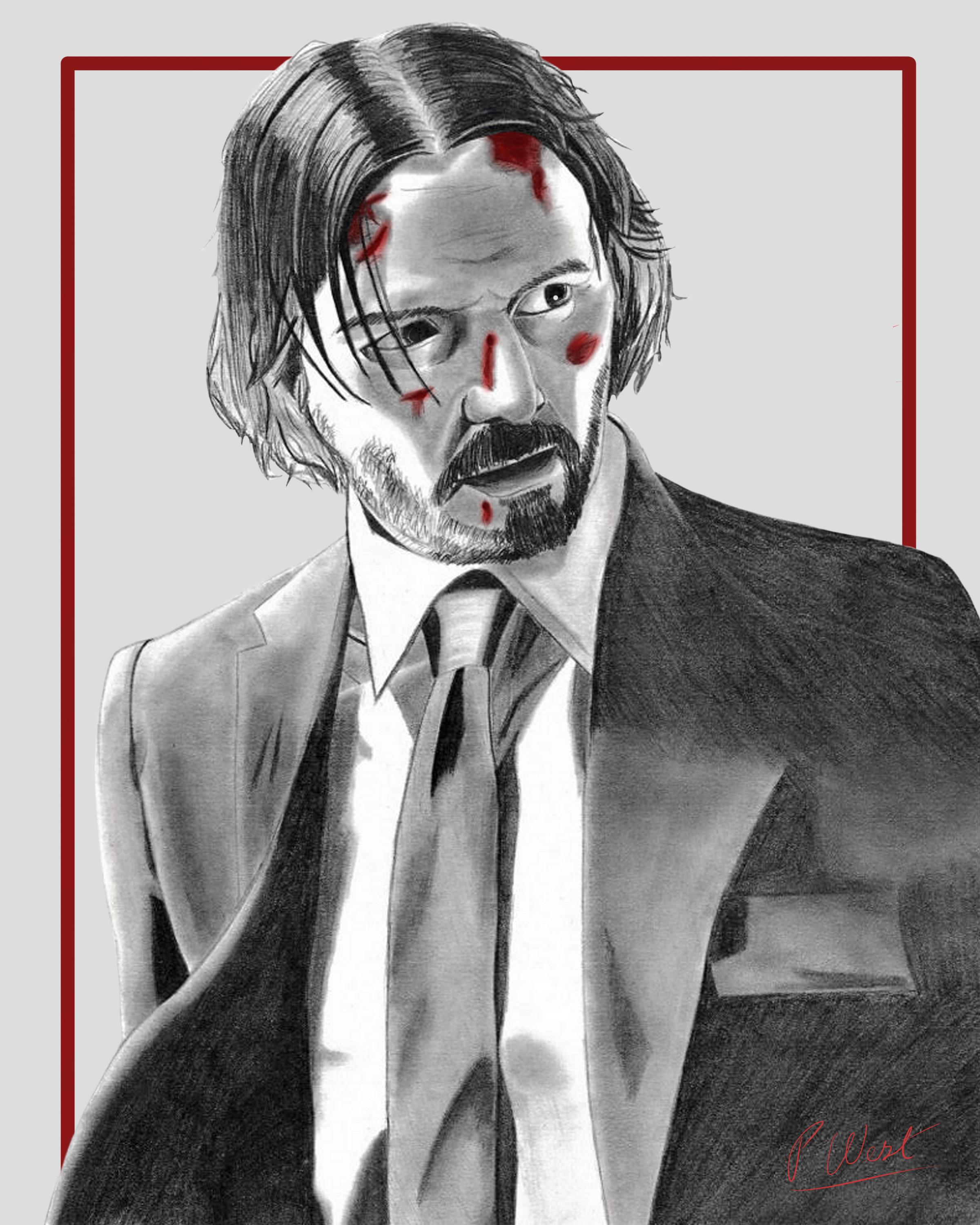 This is a print of John Wick
